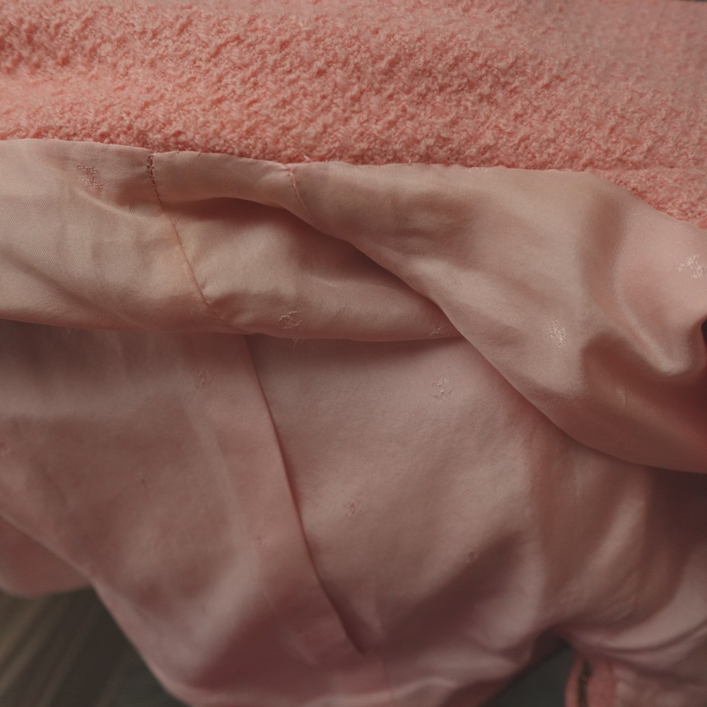 Chanel Boutique Jacket 38 FR Tweed Pink Vintage - Picture 6 of 16